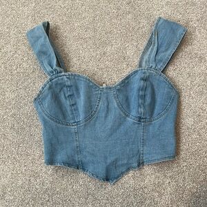 Denim Blue Women's Top